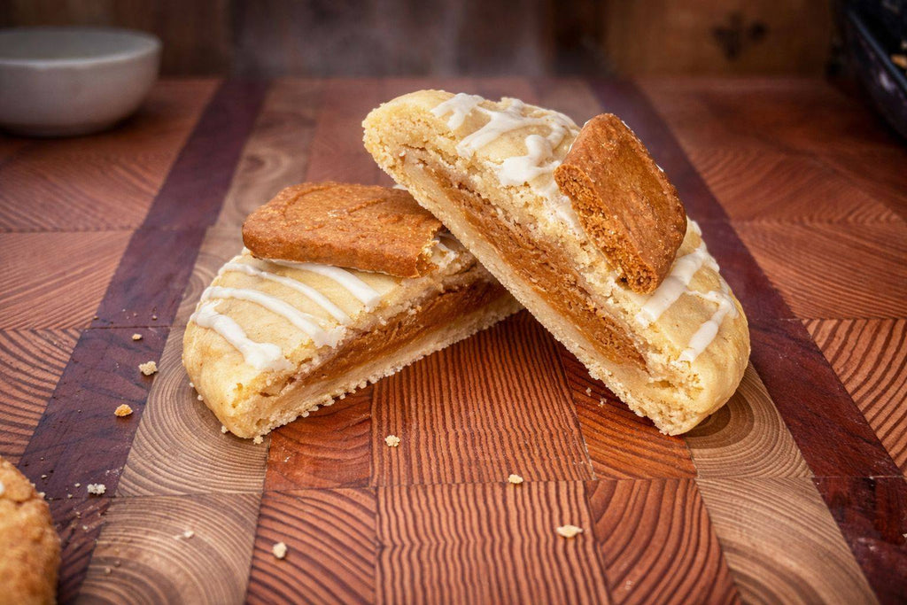 Biscoff Stuffed Chocolate Chip Cookie