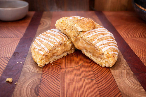 Cinnabon Stuffed White Chocolate Chip Cookie