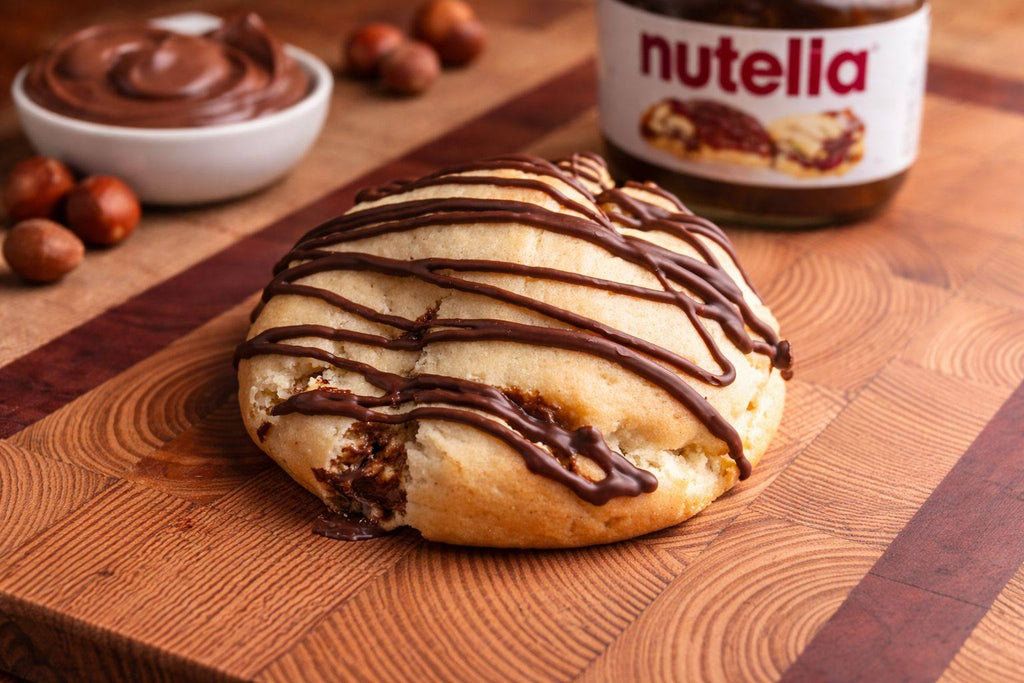 Nutella Stuffed Chocolate Chip Cookie