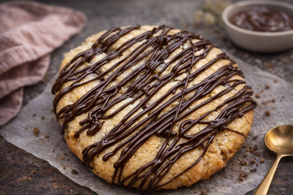 Nutella Stuffed Chocolate Chip Cookie