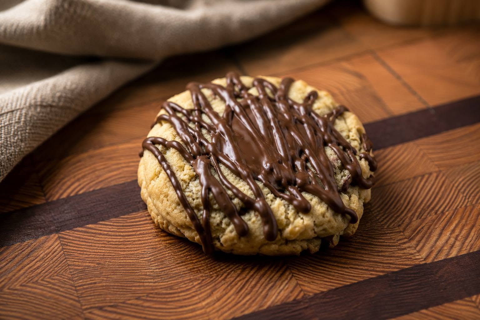 Nutella Stuffed Chocolate Chip Cookie