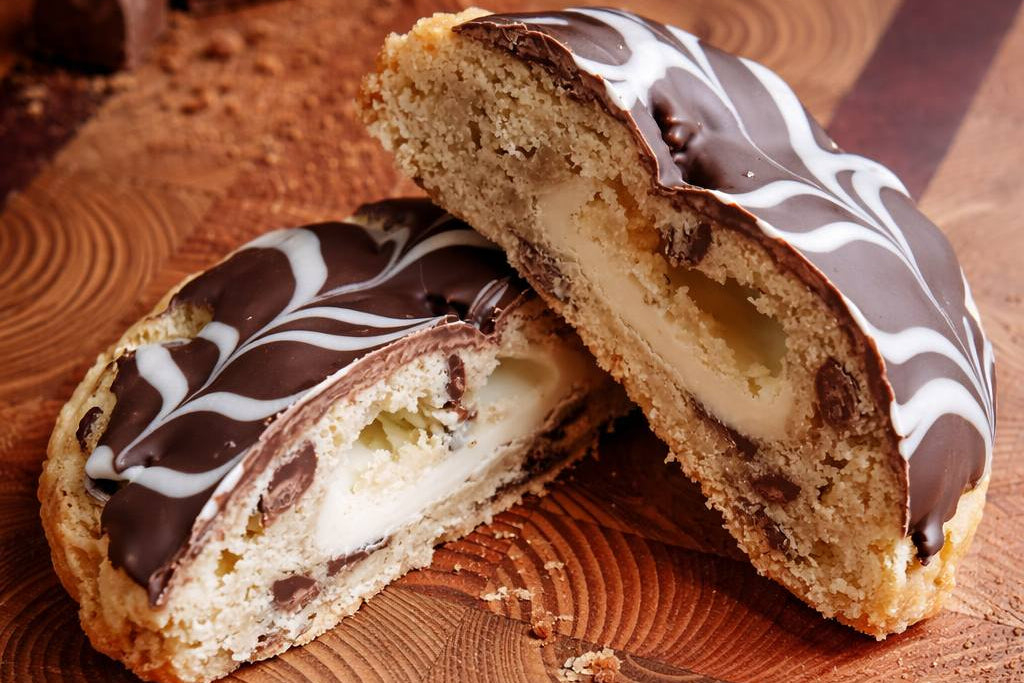 Milkybar Stuffed Chocolate Chip Cookie